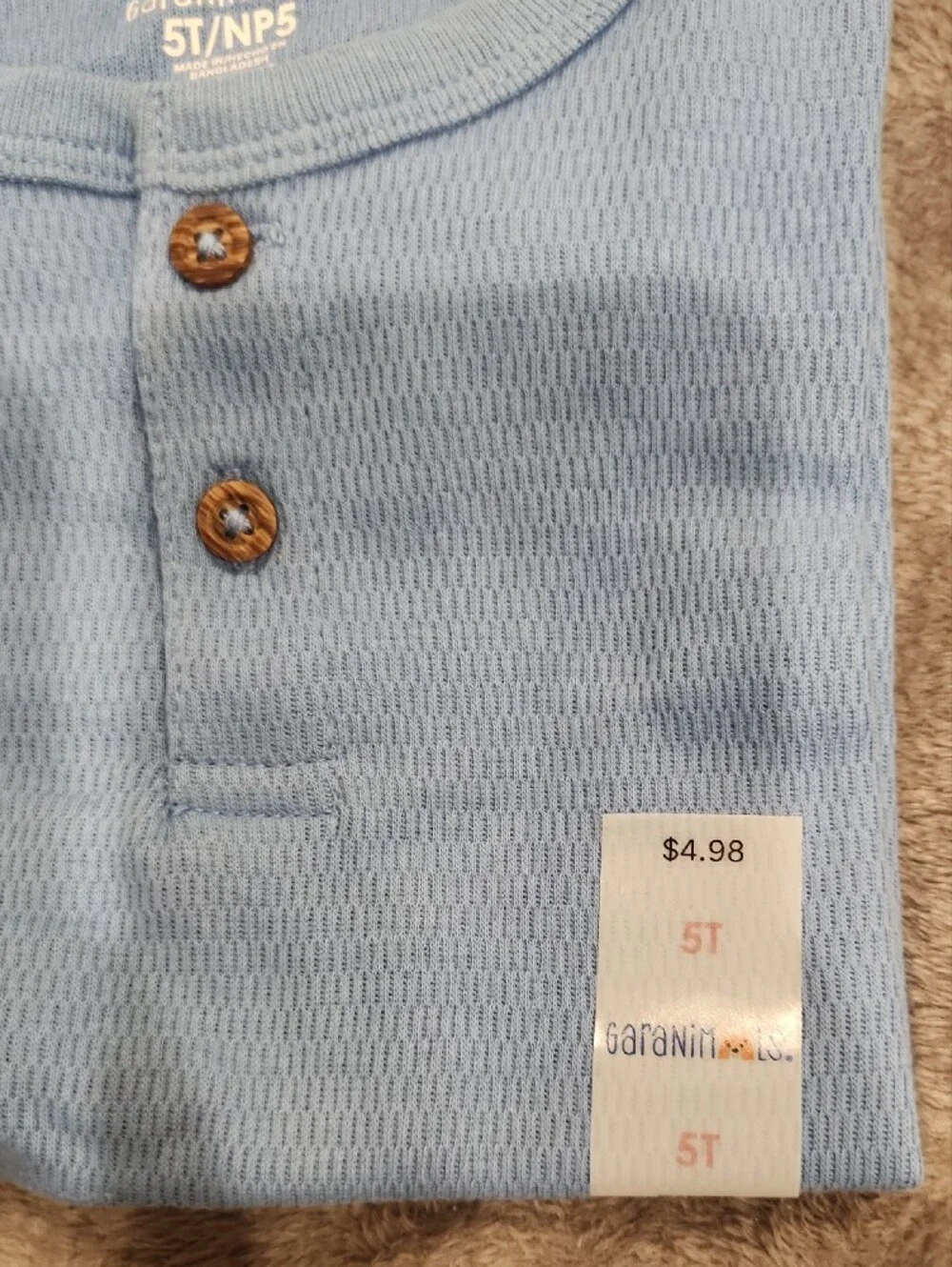 Garanimals Boys 4 Pieces. 2 Shirts And 2 Shorts
